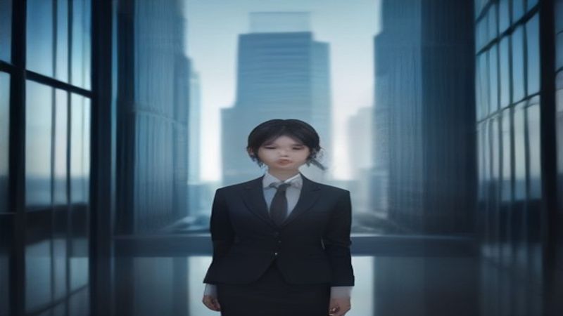 队友爱看番剧分类主视觉：赛博动漫星空下一群队友并肩追番